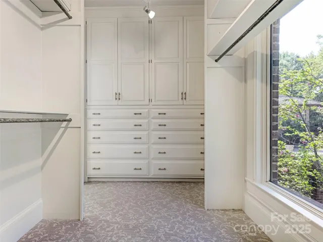 One of the primary closets