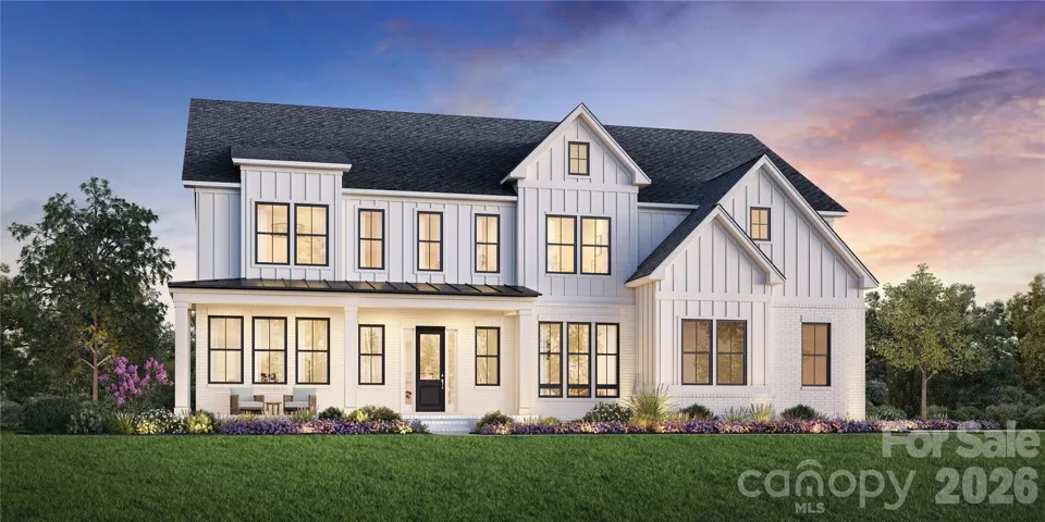 Halstead Modern Farmhouse Exterior (rendering for representation purposes)