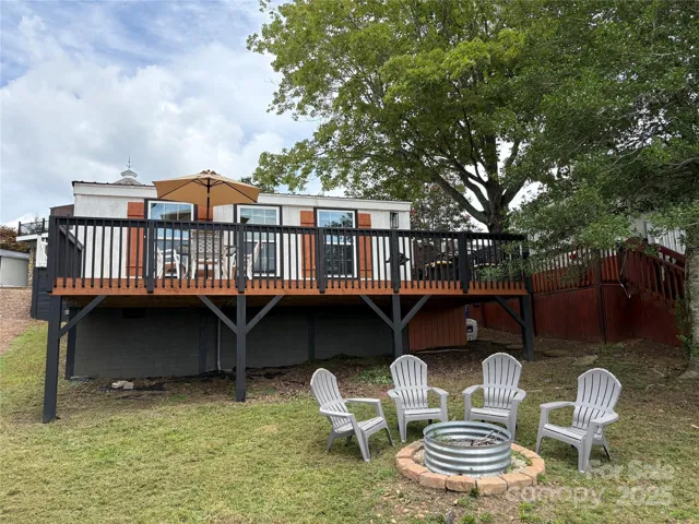 Sit on the deck and enjoy lake views
