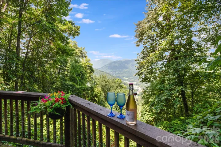 Relax with views of downtown Maggie Valley