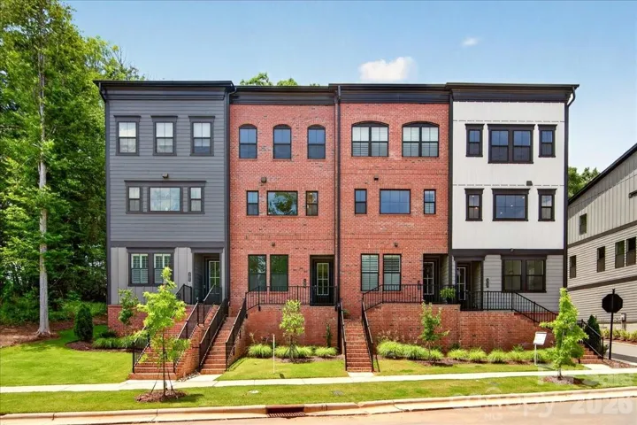 Brick exterior 3-story townhome