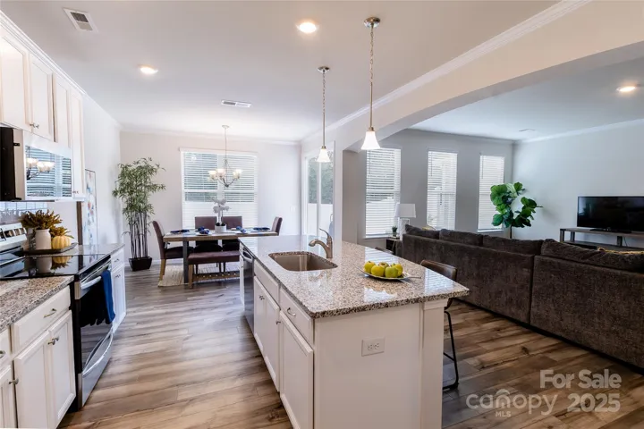 Luxury kitchen large island for entertaining