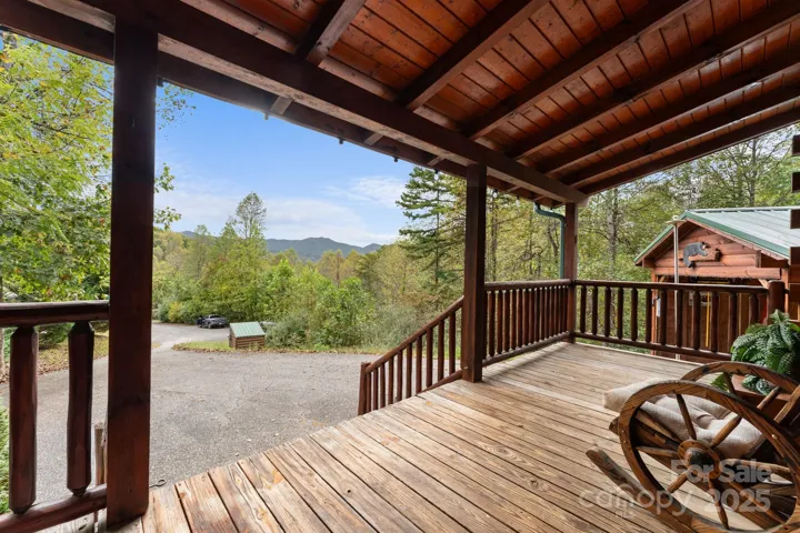 View off front porch