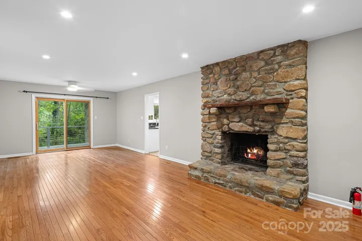 Living Room with Fire Place