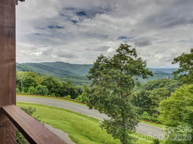 View from rear deck