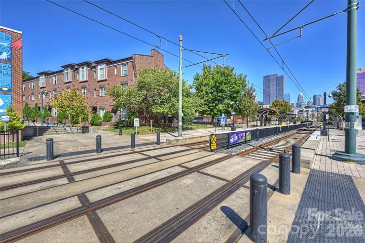 Bland Street stop. South End unfolds from here!