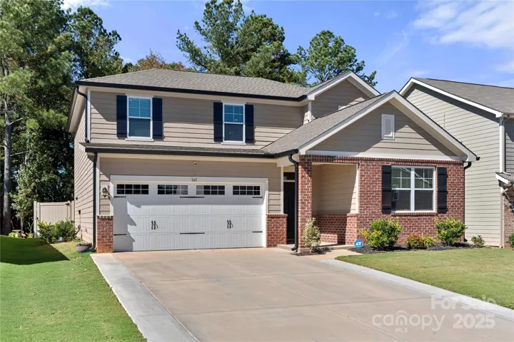 Extended driveway on both sides
