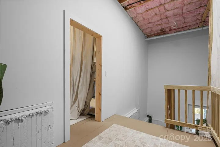 Unfinished basement space
