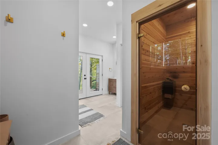 Lower-level spa