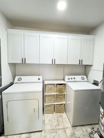 laundry with extra storage