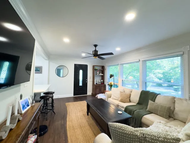 Great room with lots of natural light