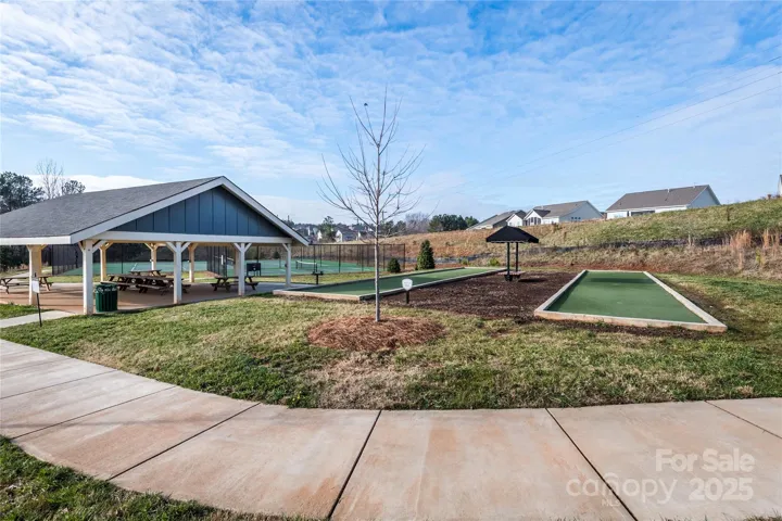 Bocce Ball Court and Pavillion