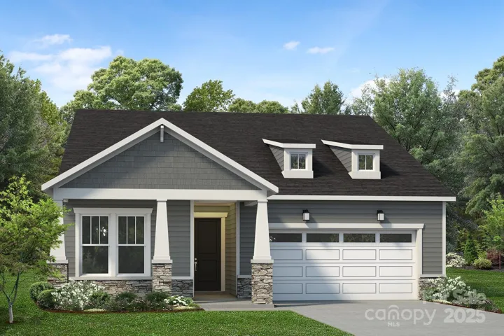 Architectural rendering of the Mallard Floorplan. Rendering is for illustrative purposes only and may not represent the actual home, features, or finishes.