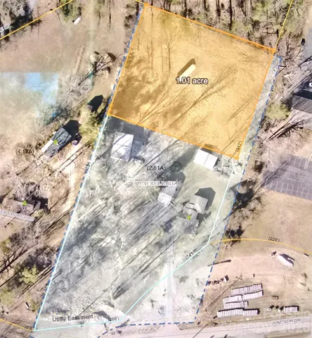 Proposed 1.01 acre at back