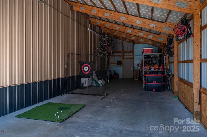 Separate garage on shop