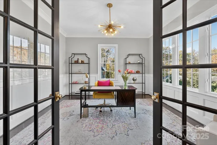 Office w/ French Doors 
