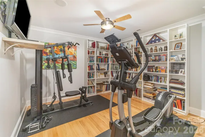 Fitness Room in Basement