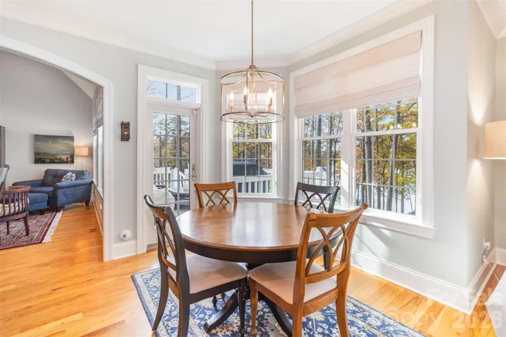 Breakfast Nook with Lake Views