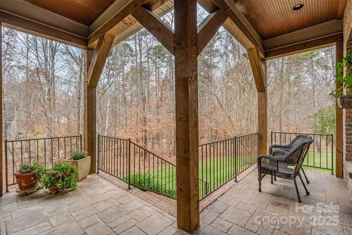 Covered back porch