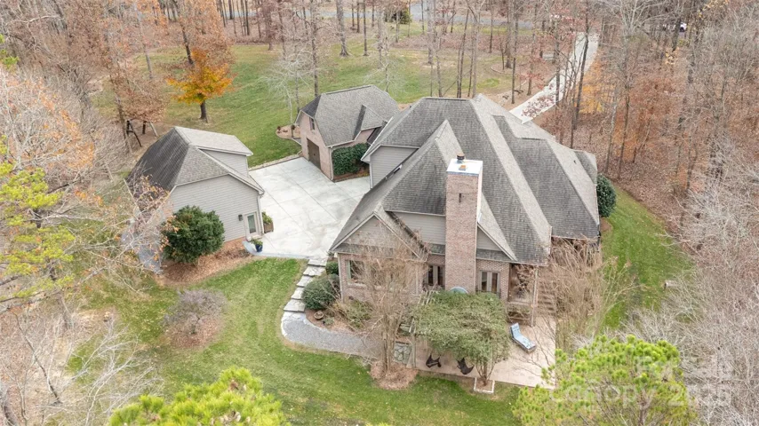 Aerial view of property