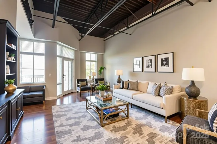 Living Room - Digitally Staged