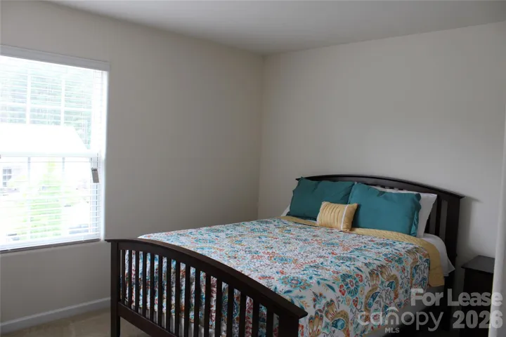 Spacious guest bedroom