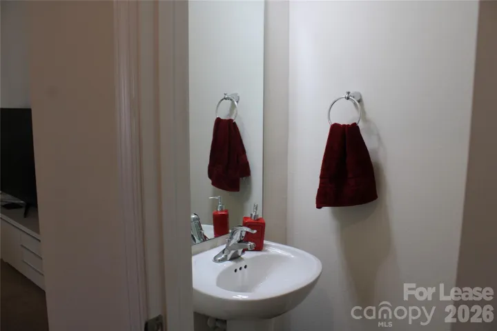 Downstairs powder room