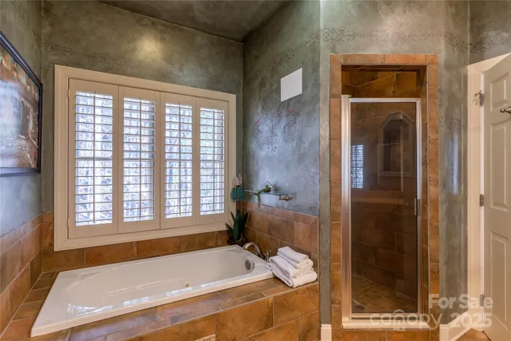 Master tub and shower 