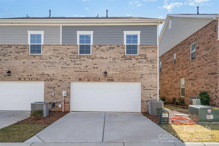 Rear View of Home/Two-car Garage