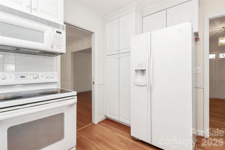 Kitchen- fridge remains