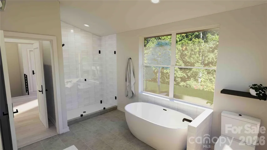 Upper level ensuite rendering
