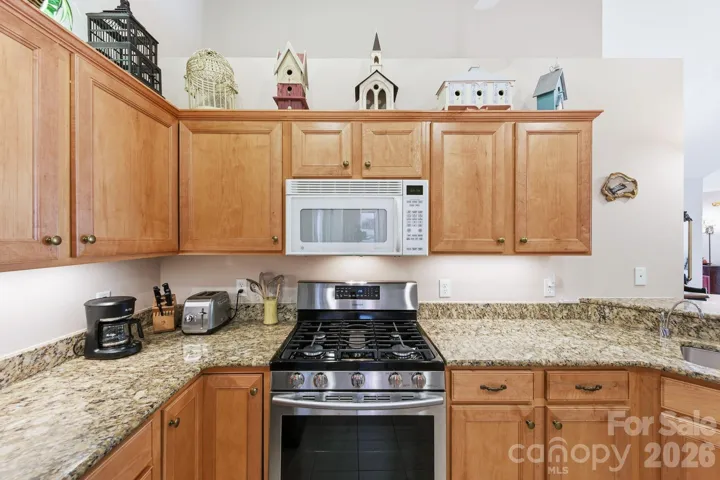 Gas stove and microwave