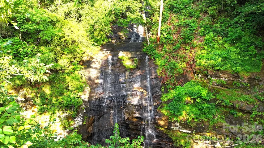 Estimated over 175 FOOT Waterfall with "wading/swimming" hole!