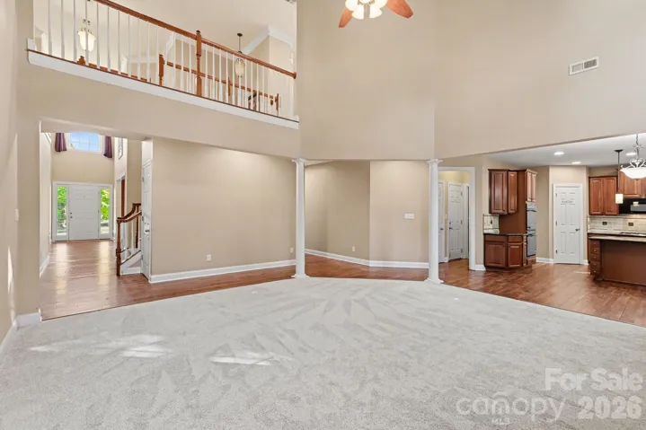 2-story living room