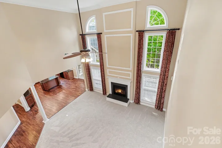 view from upstairs