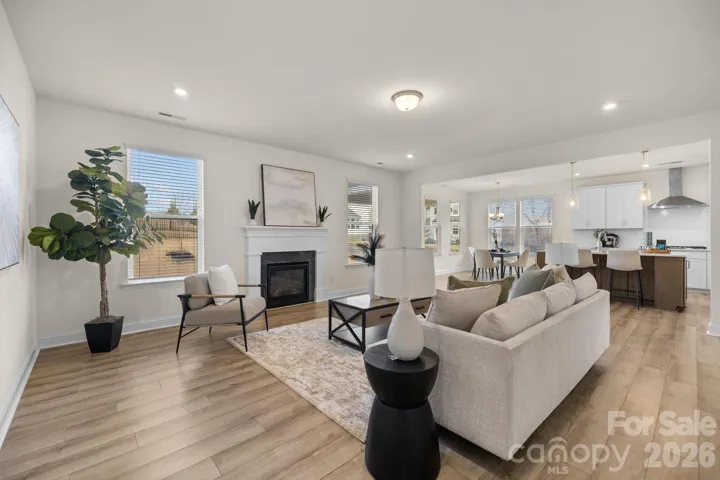 Spacious great room offers an open, airy feel ideal for relaxing or entertaining.