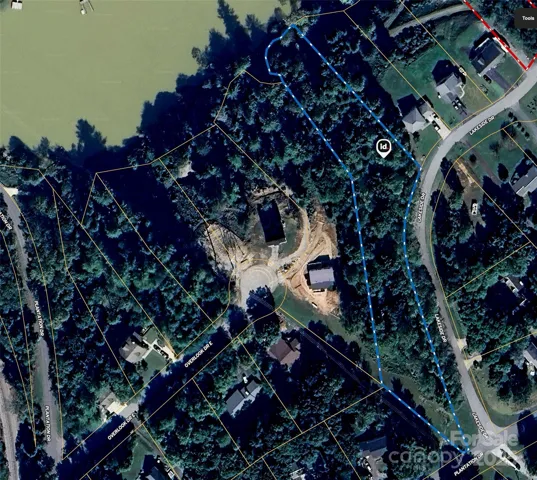 1.80 acres on the water in Plantation Point on Lake James.