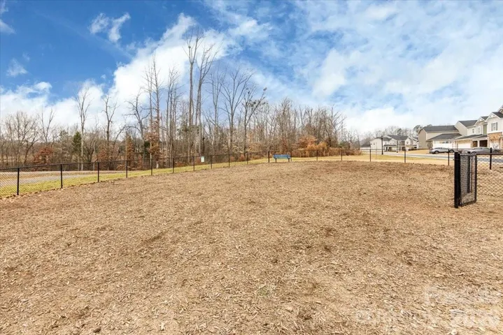 Dog park across from the townhome