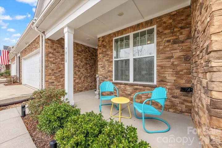 Covered front porch