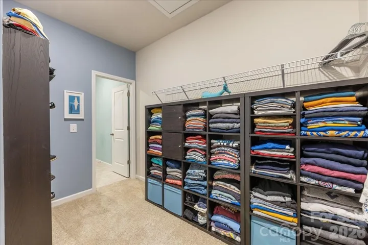Huge primary closet!