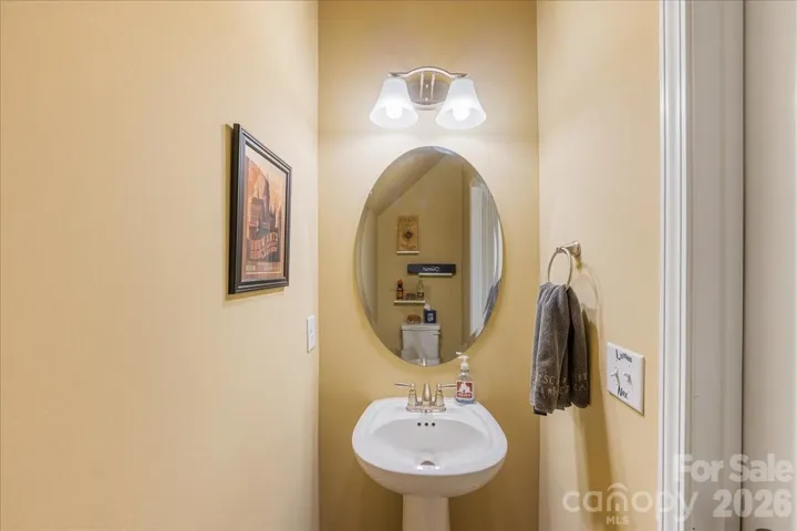 Downstairs powder bathroom