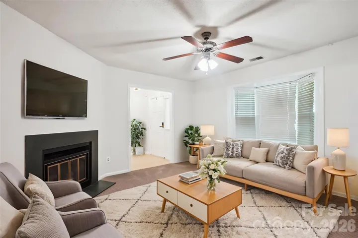 Virtually Staged Family Room