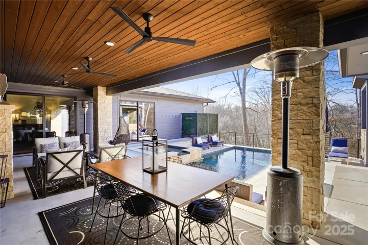 Back patio/pool