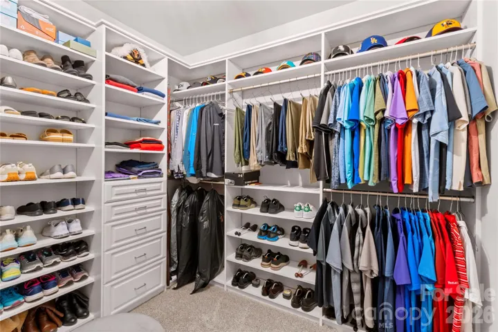Primary custom closet