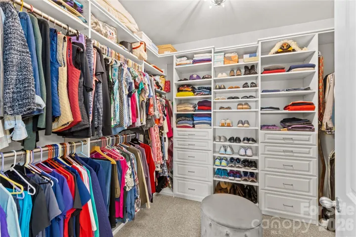 Primary custom closet