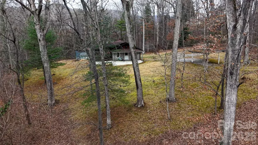 Cabin, Storage Shed, and carport