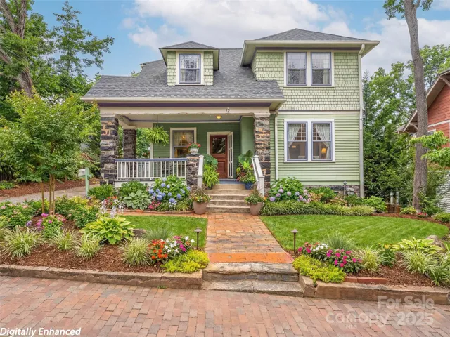 Located on one of Montford's brick streets just adds to the charm of this lovely historic home!