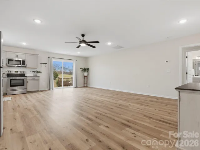 Great Room with tons of open space, room for living room, dining and enough space for an island.