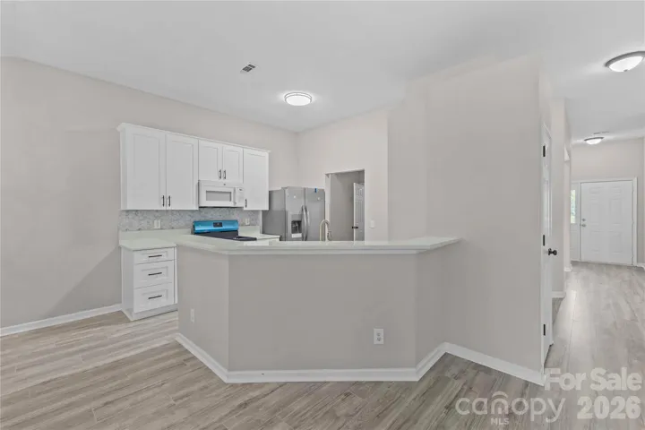 Kitchen view from living