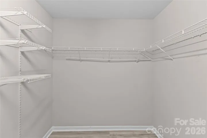 Master attached closet